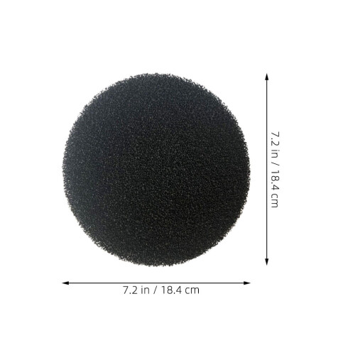 4St Zwarte Aquariumfilters Viscose Pads Schoon Viswater 1