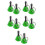 10 Pcs Metal Handheld Bells Keychain For Kids Development Christmas 4