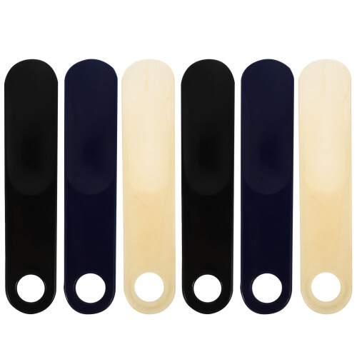 6Pcs Portable ABS Shoehorn Tool for Home Use Assorted Colors Hanging
