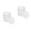 400 Pcs Disposable 7.5Cm Paper Cup Lid For Glassware - Spill-Proof 7
