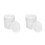 400 Pcs Disposable 7.5Cm Paper Cup Lid For Glassware - Spill-Proof 8