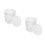 400 Pcs Disposable 7.5Cm Paper Cup Lid For Glassware - Spill-Proof 6