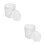 400 Pcs Disposable 7.5Cm Paper Cup Lid For Glassware - Spill-Proof 10