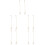 10 Pcs Water Cup Handle Chain Pendant Letter Charm Decor 8