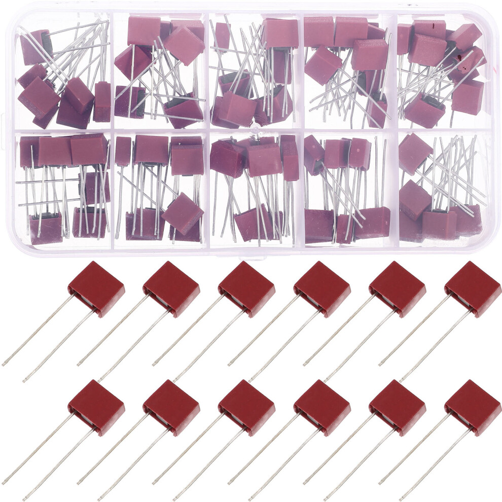 1 Set 250V Slow Blow Time Delay Plastic Square Fuse Assorted 3361655738913