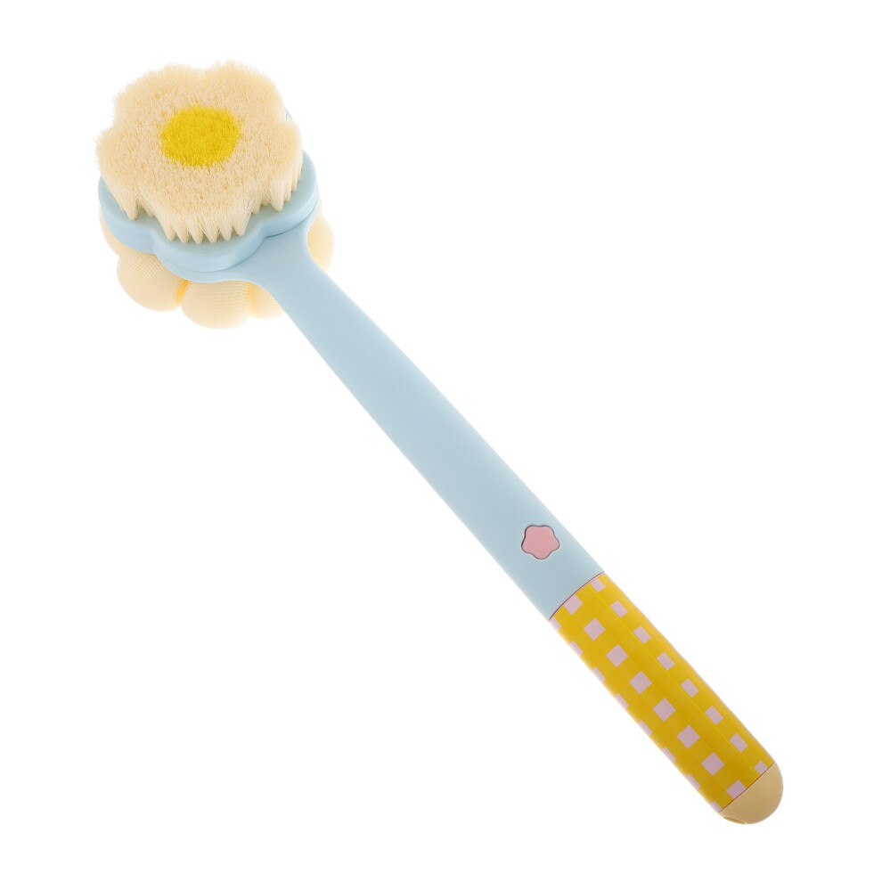 Vaguelly Shower Body Brush Double Sided With Long Handle And Foot File