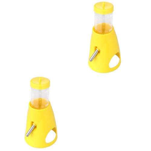 2Pièces Bouteille Hamster 80Ml , Base Résistante 2