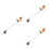 3Pcs Mini House Mower Model Pvc Doll Garden Tool Decor 9