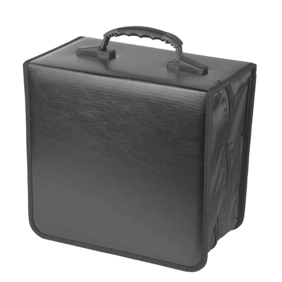 400 Capacity Cd/Dvd Storage Organizer Case Holds 400 Discs Portable Travel Case Durable Plastic 9393856119639
