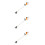 3Pcs Mini House Mower Model Pvc Doll Garden Tool Decor 5