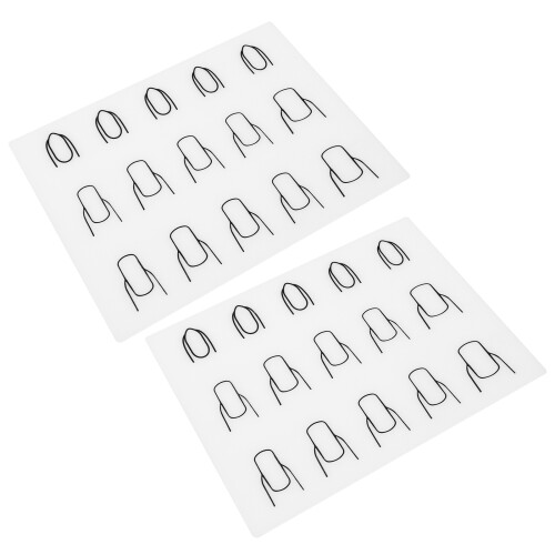 8 Pcs Silicone Nail Printing Pad Tool For Salon Use 1