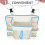 White Oxford Hanging Crib Storage Bag Multi-Functional Organizer 3