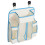 White Oxford Hanging Crib Storage Bag Multi-Functional Organizer 10