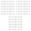 300 Pcs Paper Quilting Templates For Patchwork And Piercing 5