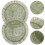 8 Pcs Cutlery Mat Round Woven Placemat Dining Table Coaster 9