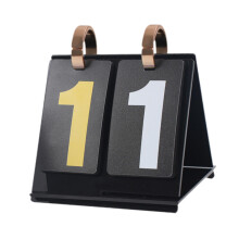 Club Card Games Marker With Support, Large Numbers Score Board, Competition Manual, Black