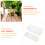 3 Sets White Planter Pot Large Succulent Basin With Tray 8