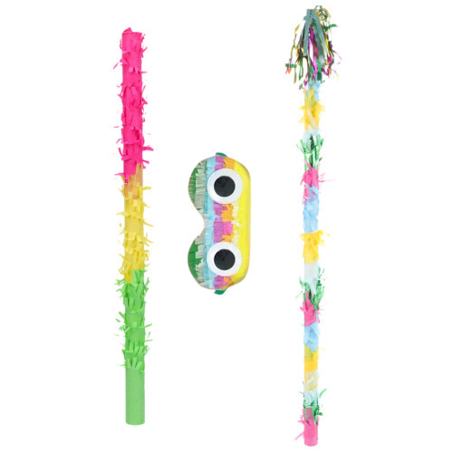 2 Sets Pinata Props Blinder And Colorful Knocking Stick For Party