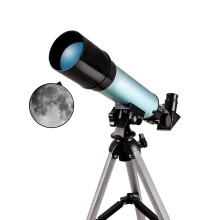 Telescope 50mm Refractor With Adjustable Tripod Travel Telescope Moon Viewing Bird Watching For Adults And Beginners