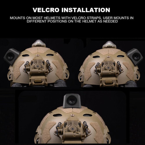 Tactical Helmet Camera Model HL-ACC-66 Hook-And-Loop Fastener Helmet Decoration Camera Prop 1