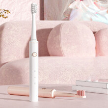 Pink Elektrische Zahnbürste mit 2 Geschwindigkeiten USB-Ladung Weiche Borsten
