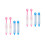 8 Pcs Silicone Multifunctional Chocolate Cake Decorating Pen 3