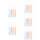 20 Pcs Ink Blending Brushes For Cards Making And Diy Crafting 9