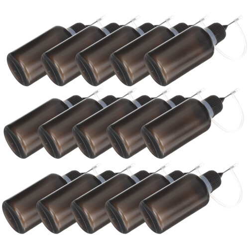 80 Pcs Machine Oil Bottle Plastic Bottle With Steel Nozzle