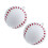 2St Party Kugeln Geburtstags Baseball Farben 5
