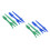4 Sets Plastic Garden Seedlings Dibber Transplanting Tool 5