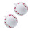 2St Party Kugeln Geburtstags Baseball Farben 1
