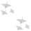 6 Pcs Epoxy Diy Sky Landscape Filler 3d Mini Model 6