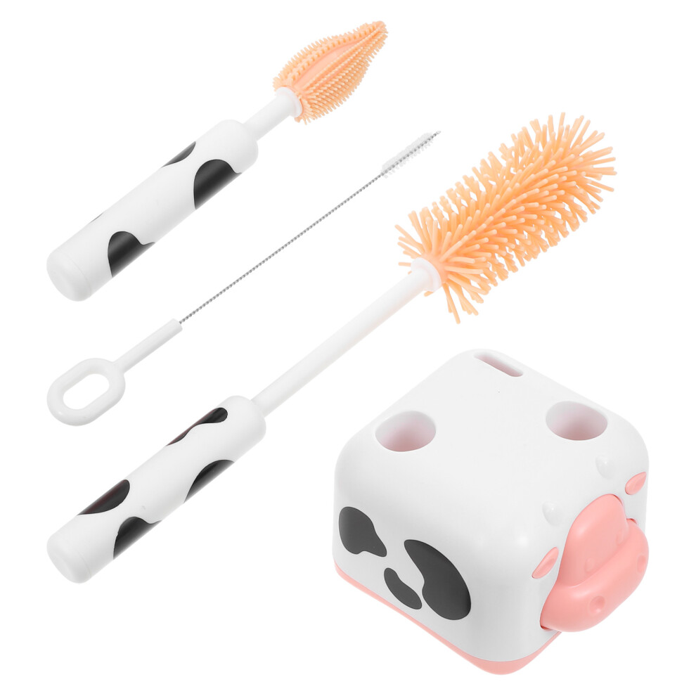 Totority 12 Pcs 4 In 1 Baby Bottle Brush Cleaning Set With Drying Rack