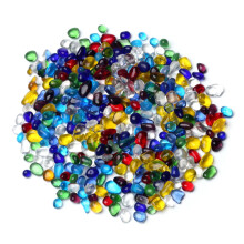 500G 3-5Mm Kleurrijk Geglazuurde Kristalstenen Voor Aquarium