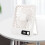 USB-Deskventilator 5-Gang Weiß, Tragbarer Leiser Büro- oder Heimventilator 4