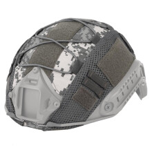 Tactical Helmet Cover For FAST Airsoft Helmets Size M ACU Color For Paintball Wargame Gear
