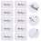 150 Unidades Tarjetas De Agradecimiento Papel Para 6