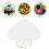 Round Cake Stand Ceramic Dessert Plate For Wedding Party Display 8