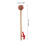 Wood Handle Gong Mallet With Cloth Tip For Percussion Instruments 3