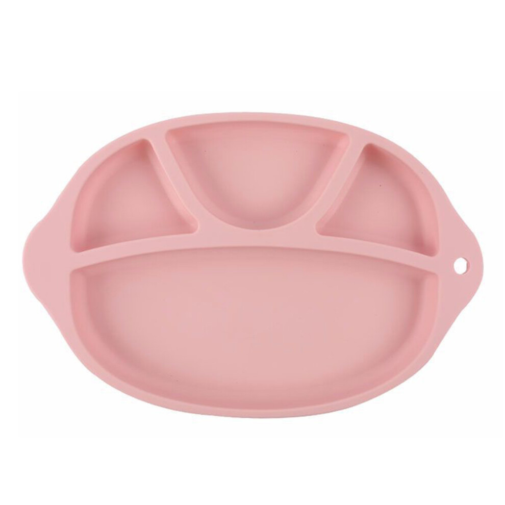Aboofan 2Pcs Food Grade Silicone Kids Tray Drop Proof Rice Dish Holder
