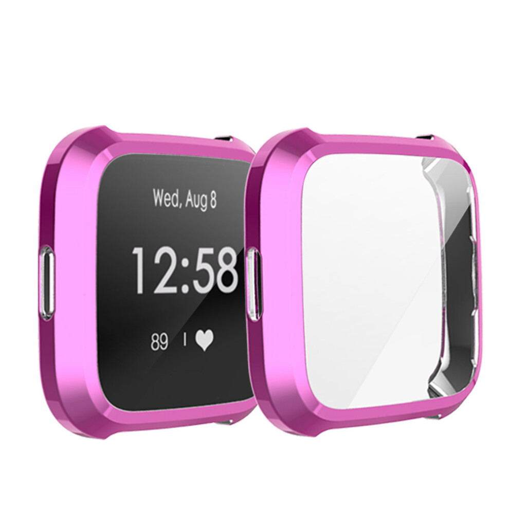 Professional Watch Case With Plating For Fitbit Versa Lite Purple 3361668590317