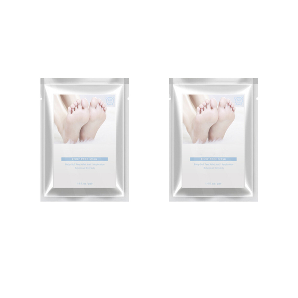 2pcs exfoliating foot peel masks for dead skin and cuticles-image-OPC-PKXFBSY-NEW