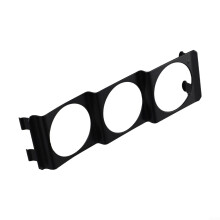 Triple Gauge Holder Panel For 52mm Instruments 3 Gauge Dash Mount Vehicle Gauge Panel Space Saving