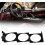 Triple Gauge Holder Panel For 52mm Instruments 3 Gauge Dash Mount Vehicle Gauge Panel Space Saving 2