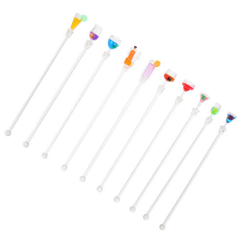 10Pcs Coffee Stirrers Cold Cocktail Mixing Bars Milk Tea Sticks
