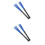 2Pcs Retractable Telescopic Drum Brushes For Jazz Rock Blue 5
