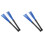 2Pcs Retractable Telescopic Drum Brushes For Jazz Rock Blue 2