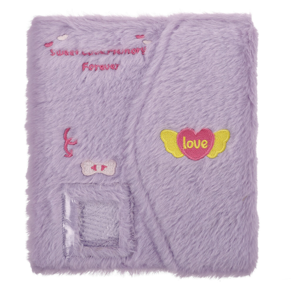 Fluffy Photocard Binder For Baby 3-Inch Album With Sleeves Keepsake Villcase