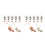 160 Pcs Realistic Mini Mouse Figurines For Halloween Garden Decor 5