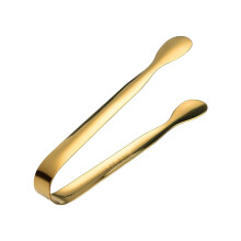 Stainless Steel Ice Cube Sugar Tongs 3-Piece Set Mini Serving Tongs for Salad Non-Stick for Holding Ice and Food Color